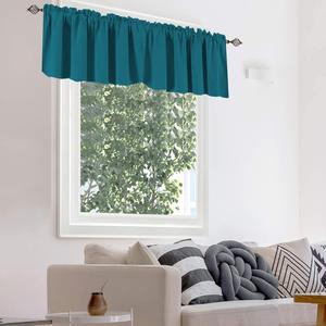 <span class=keywords><strong>Rideau</strong></span> occultant à motif court de poche à tige isolée thermique de style européen pour la maison, l'hôtel, le bureau et le café-pour la salle de bain et la cuisine - Product Image 5