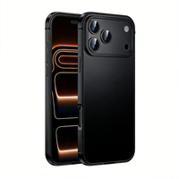 Coque de téléphone magnétique en métal la plus récente 2026 pour 15/16/17 Pro Max - Protection antichoc pour téléphone portable