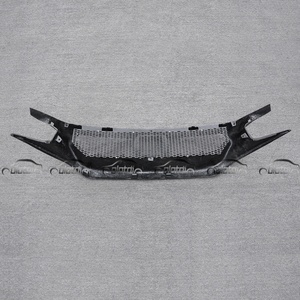 Grille de pare-chocs avant en FRP style JS pour Honda Civic 10ème génération FK8 Type R Si 2016+ Tuning automobile - Product Image 4