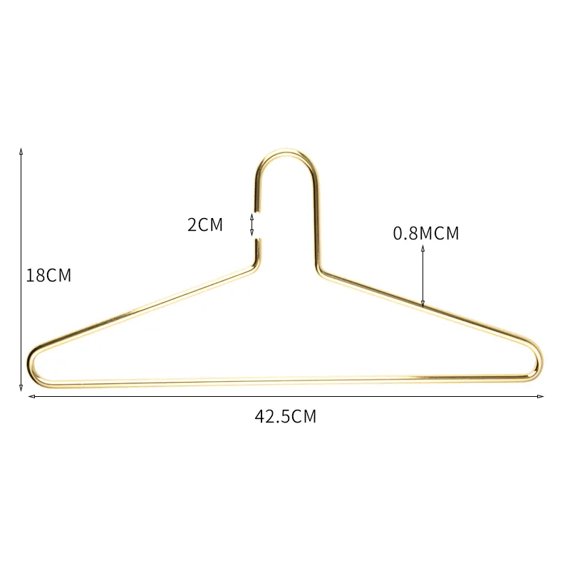 Factory Outlet Iron + Electro Plated Coat Hanger Clothes Coat More Bold Strong Hangers