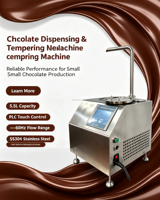 Fontaine à chocolat et équipement de service de snacks professionnels : Distributeur et machine à faire fondre