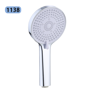 Pomme <span class=keywords><strong>de</strong></span> <span class=keywords><strong>douche</strong></span> manuelle en plastique ABS peu coûteuse, facile à nettoyer pour une utilisation à domicile dans la salle <span class=keywords><strong>de</strong></span> bain. - Product Image 1