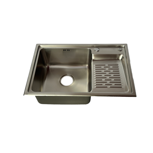 Leimanxi SUS304 thép không gỉ giặt bồn rửa với drainboard hộ gia đình phòng tắm nhà bếp rửa lưu vực - Product Image 3