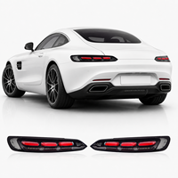 Luz Trasera LED Antivibración y Resistente a Impactos para Mercedes Benz AMG GT C190 2015-2018, Conexión Plug and Play, Sumergible con Grado de Protección IP67