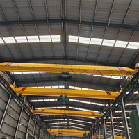 Pont roulant monopoutre LD avec palan électrique pour la manutention des matériaux en atelier