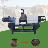 Machine automatique de déshydratation du fumier de vache Fr-180 280 380, moteur en acier inoxydable, sécheuse de déchets agricoles