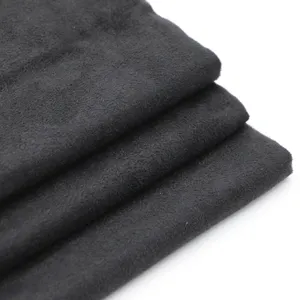 China Factory Wholesale Woven Knitting 200gsm Micro Polyester Faux Fur Suede For Yoga Mat