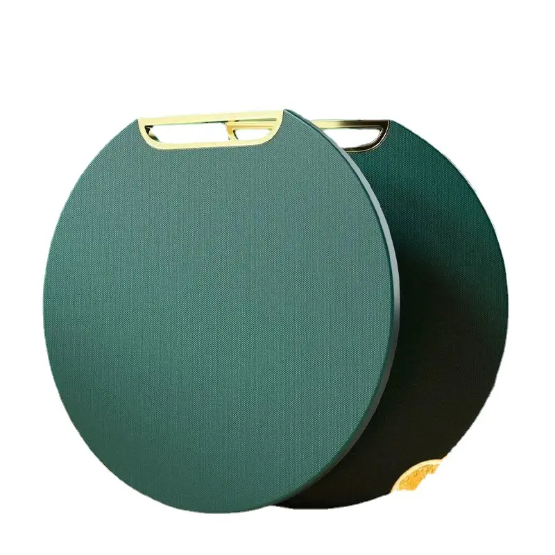 European-style luxury antibacterial and mildew-proof chopping board household high-value green gold PE chopping board