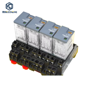 รีเลย์กำลังขนาดเล็ก RXM2LB2B7 RXM4LB2B7 RXM2LB2P7 RXM4AB2B7 24V 12V 48V 110V AC DC 8 ขา 14 ขา แบบเสียบ สำหรับระบบอัตโนมัติในอุตสาหกรรม - Product Image 1