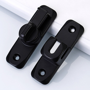 Loquet de porte en alliage d'aluminium, sans perçage, verrou auto-adhésif pour salle de bain, jardin, clôture, armoire, fenêtre - Product Image 4