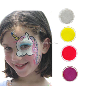 Pintura fluorescente brillante para el cuerpo, pintura de <span class=keywords><strong>cara</strong></span> de neón Uv para fiesta de Halloween, gran oferta - Product Image 6