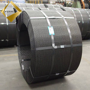 Стальной трос PC, <span class=keywords><strong>ASTM</strong></span> <span class=keywords><strong>A416</strong></span>, 9,53 мм, 7-жильный, многожильный, высокопрочный стальной кабель - Product Image 1