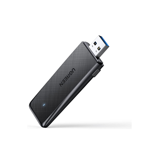 UGREEN <span class=keywords><strong>AC1300</strong></span> USB WiFi adaptador 5G 2,4G doble banda USB 3,0 WiFi Dongle para PC de escritorio <span class=keywords><strong>Mini</strong></span> adaptador de red de ordenador inalámbrico - Product Image 1