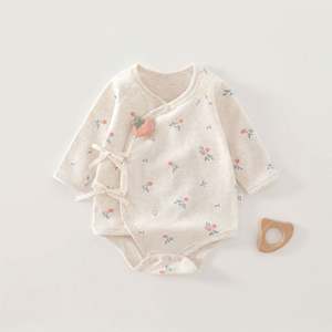 Ropa de Verano para Bebés Recién Nacidos, Niños y Niñas, Mono de Algodón de Manga Corta, Cuello Camisero, Pelele para Bebés de 0 a 3 Meses - Product Image 5