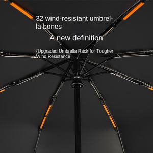 ร่มกันแดดรถยนต์แบบพับอัตโนมัติ 21 นิ้ว แบบ 8 ก้าน  สองระบบ  ขนาดใหญ่  ทนลม  แบบสองชั้น - Product Image 3