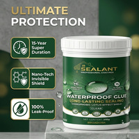 Colle liquide transparente imperméable pour rebords de fenêtre de salle de bain – Matériau anti-fuite et anti-infiltration