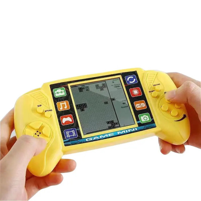 3.5-Inch Retro Plastic Screen Classic Portable Handheld Game Console for Children's Fun