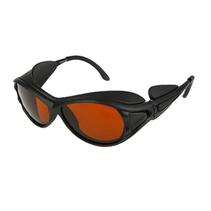 サイドシールド付きQスイッチレーザー保護メガネOD6532nm & 1064nmデュアルレーザー安全メガネ - Product Image 1