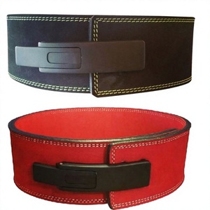 Cinturón de Levantamiento de Pesas de Alta Calidad, Resistente, de Cuero Vacuno, con Cierre de Hebilla, para Gimnasio - Product Image 1
