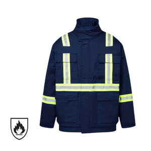 Chaquetas de Trabajo FR Resistentes al Fuego para Soldador, Personalizadas, de Alta Visibilidad, para Congelador, Suministro de Fábrica - Product Image 5