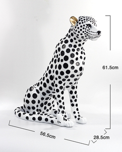 Article le plus demandé : Sculpture animale en résine peinte à la main, statue de <span class=keywords><strong>jaguar</strong></span> grandeur nature animée à vendre - Product Image 6