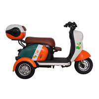 Vente en gros de tricycles électriques 500w 48v, siège pliable, tricycle avec boîte de rangement arrière, tricycle électrique à trois roues pour personnes âgées, pour adultes