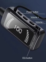 Écouteurs Sportifs Type-C Sans Fil à Bandeau de Cou, Casques Audio Sportifs pour la Course avec Écran LCD, Écouteurs Intra-auriculaires Magnétiques pour le Sport