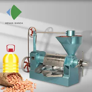 soya bean pressing oil machine advanced technology cold oil press machine Spiral oil press machine