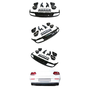 Nouvel arrivage : Diffuseur arrière <span class=keywords><strong>C63</strong></span> avec sorties d'échappement aspect noir brillant/carbone pour Mercedes-Benz Classe C <span class=keywords><strong>C63</strong></span> W205 <span class=keywords><strong>Coupé</strong></span> 2015-2018 - Product Image 2