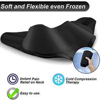 Gel solide réutilisable chaud froid pack cou sac de glace enveloppe compresse thérapie épaule gel solide de qualité médicale