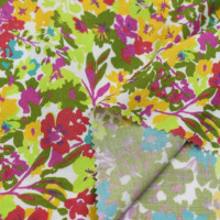 Offre Spéciale somalien Baati fleur motif imprimé Designer tissu pas cher 45S imprimé 100% rayonne tissus pour vêtements robe