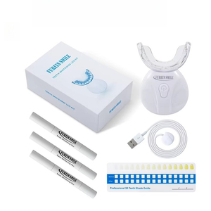 LED Wireless Home Whitening Kit Includes 3 Mint Syringes Portable Professional Dental <b>Bleaching</b> Device for Daily Use - Product Image 1