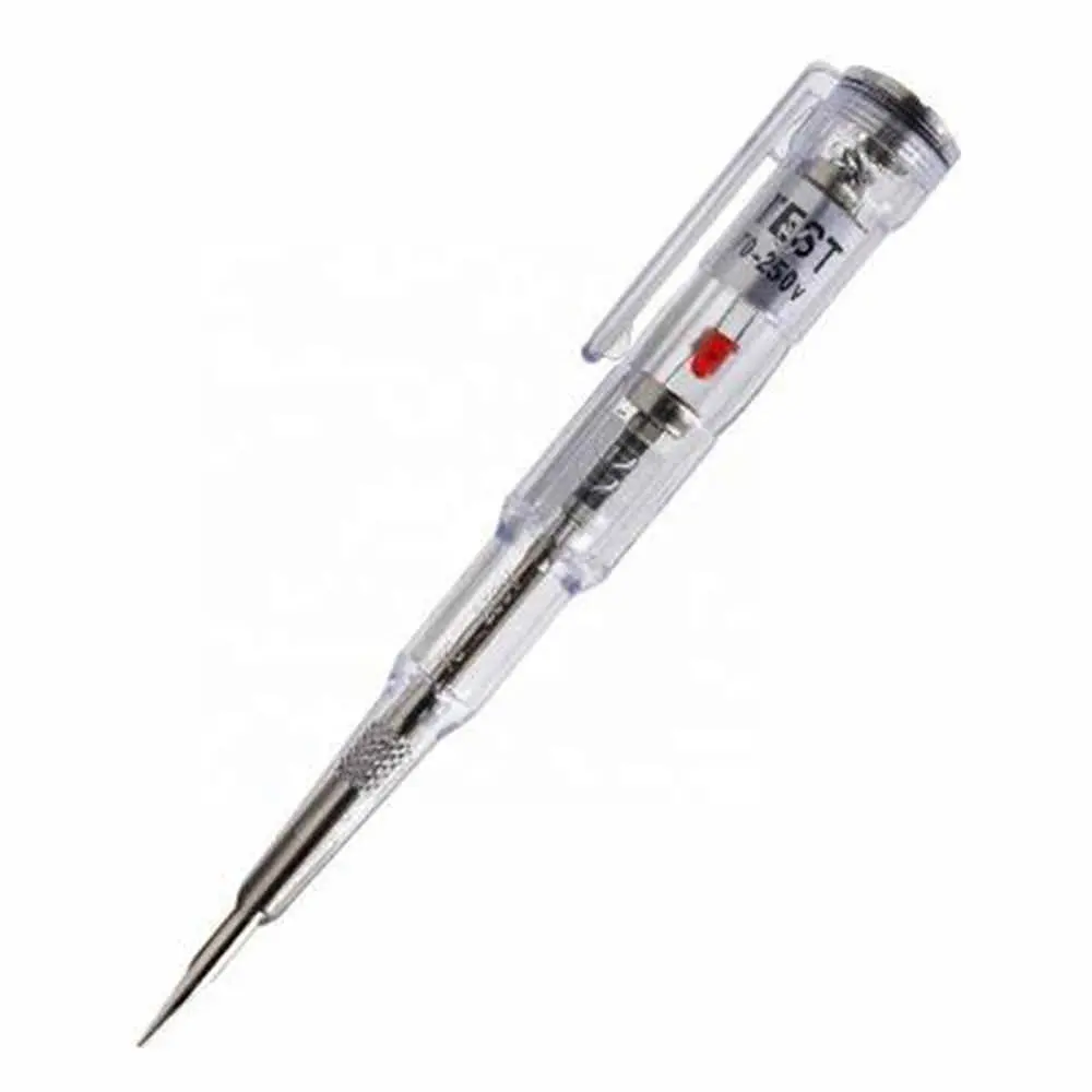 Waterproof Voltage Tester Induced Electric Pen Detector Screwdriver Probe With Indicator Light Voltage Teste