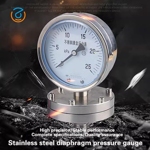 Micro áp lực kỹ thuật số cơ hoành đo kPa Threaded thép không gỉ dưới gắn cho chất lỏng nhà máy giá - Product Image 6