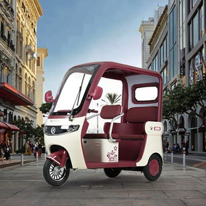 Tricycle électrique pour adultes Metropolis à toit ouvert avec pare-soleil, moteur 650W, batterie 48V, 3 places, écran intelligent double 8 pouces - Product Image 5