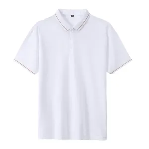 Camiseta Polo de Manga Corta para Hombre, Color Sólido, Estilo Casual de Negocios, Secado Rápido, Transpirable, Absorbe el Sudor, Apta para Fitness - Product Image 1