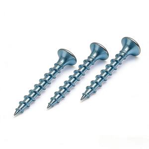 Tornillo para paneles de yeso de rosca gruesa, galvanizado en zinc, azul y blanco # 8 x 1 pulgada para placas de yeso y <span class=keywords><strong>montantes</strong></span> de madera - Product Image 4