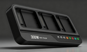 LKTOP Hub de charge intelligent <span class=keywords><strong>3</strong></span> ports 300W PD pour <span class=keywords><strong>Mavic</strong></span> <span class=keywords><strong>3</strong></span> Pro/Classic/<span class=keywords><strong>Cine</strong></span> - Charge ultra-rapide portable pour l'extérieur - Product Image 3