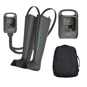 Healthpal OEM ODM sepatu terapi olahraga, sepatu bot kompresi pemulihan, pemijat kaki pemanas dengan layar sentuh LCD - Product Image 3