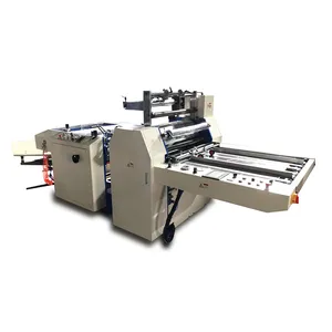Yarı otomatik kağıt ambalaj CE sertifikalı yüksek kaliteli termal film kağıt laminasyon makinesi (GK-BFM-920)
