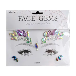 Face Jewels Rainbow Gems Bedazzle Jewellery Festival Fairy Face Accessories  Fairy Diamante Rhinestone Glitter Stickers