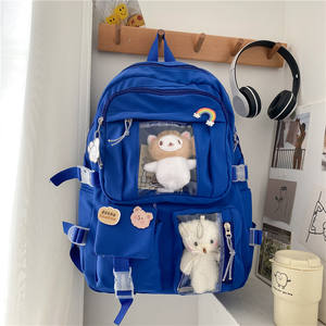 Tendencia Corea del Sur Mochila con cremallera de gran capacidad Muñeca Colgante Niñas Mochila de escuela secundaria Mochila de viaje al por mayor - Product Image 3