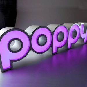 Letras Luminosas 3D LED, Letrero Comercial Grande con Iluminación Frontal para Edificios y Oficinas, Control Remoto - Product Image 2