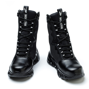 Nueva parte superior alta con características de seguridad resistentes a pinchazos, <span class=keywords><strong>botas</strong></span> tácticas para exteriores de máxima protección, <span class=keywords><strong>botas</strong></span> de trabajo de moda - Product Image 6