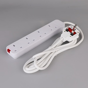 Power Strip with Extension Cord and <strong>Socket</strong>, African British Standard <strong>UK</strong> Plug <strong>13A</strong> 3-meter Length 600w - Product Image 5