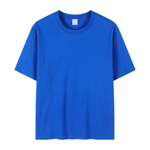 Bán Buôn Ngắn Tay Áo Trống Heavyweight Quá Khổ Thiết Kế T-<span class=keywords><strong>Shirt</strong></span> 3D Màn Hình In Ấn Tùy Chỉnh Thương Hiệu 100% Cotton T Áo Sơ Mi Cho Nam Giới - Product Image 4