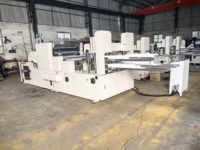 Machine de pliage de serviettes en papier à haute capacité et 4 sorties, fabriquée en usine, avec certification CE, pour la production de papier de serviette