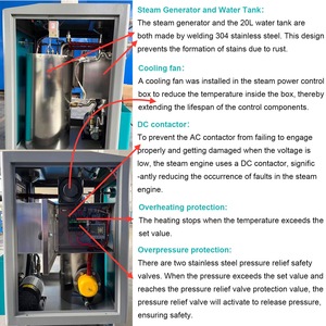 Macchina per Lavaggio Auto a Vapore Optima in Acciaio Inox, <span class=keywords><strong>Pulizia</strong></span> ad Alta Pressione per <span class=keywords><strong>Interni</strong></span> Auto, Senza Prodotti Chimici - Product Image 6