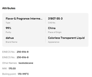 Factory Wholesale Isododecane CAS 31807-55-3 Cosmetic Grade <b>Organic</b> <b>Intermediate</b> - Product Image 6