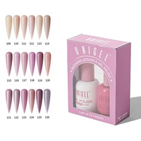 Pour Unigel #109-#126 label privé vernis à gel UV et laque à ongles 98% match échantillon gratuit pour les salons de manucure